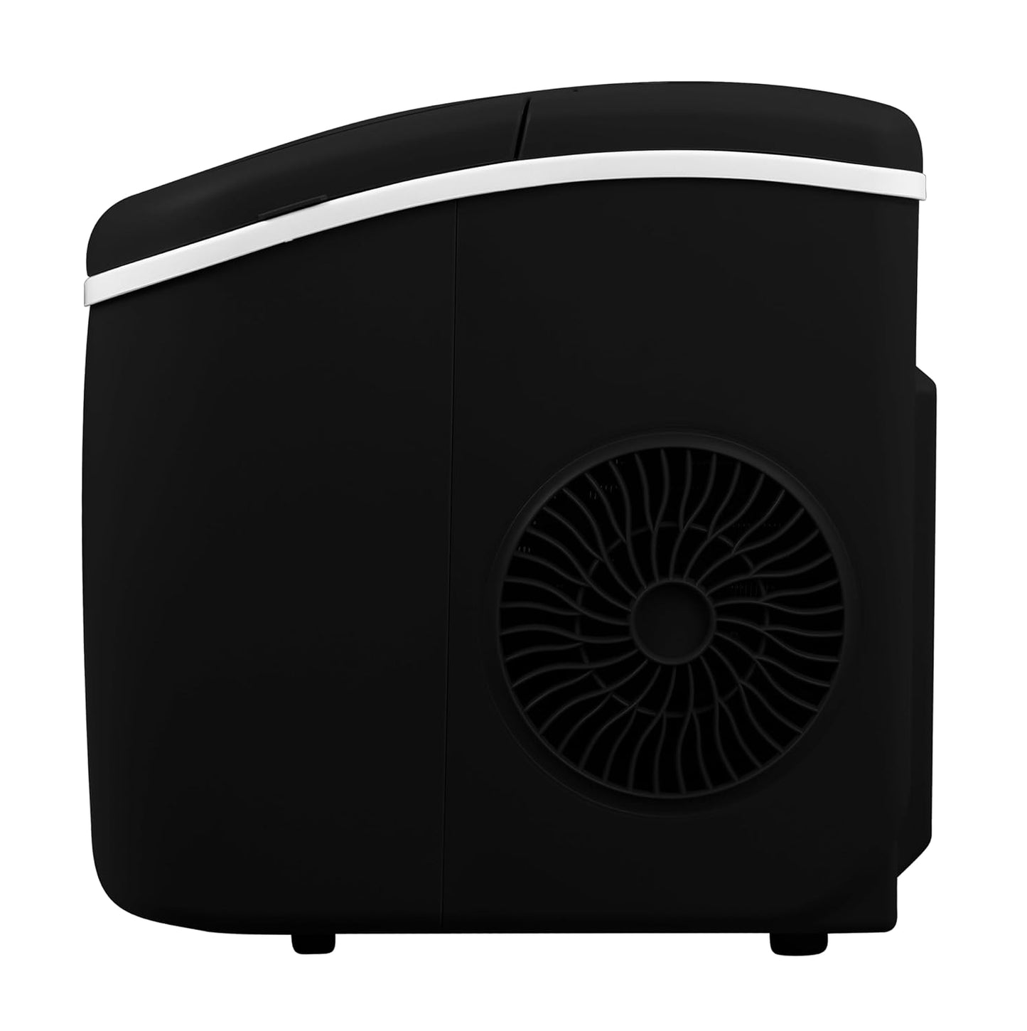 FRIGIDAIRE EFIC101-BLACK Ice Maker Machine for Countertop, 26 lbs, Adjustable Ice Cube Size, Portable Ice Cube Maker for Home/Kitchen/Office/Bar- Black