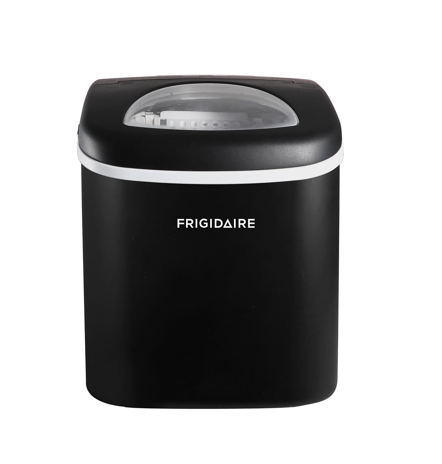 FRIGIDAIRE EFIC101-BLACK Ice Maker Machine for Countertop, 26 lbs, Adjustable Ice Cube Size, Portable Ice Cube Maker for Home/Kitchen/Office/Bar- Black