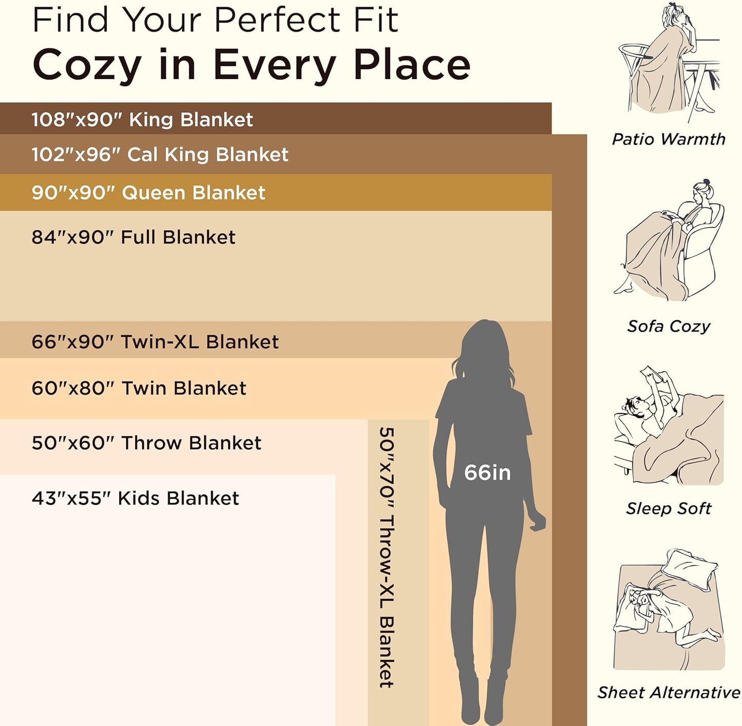 Bedsure Fleece Bed Blankets Queen Size Grey - Soft Lightweight Plush Fuzzy Cozy Luxury Blanket Microfiber, 90x90 inches