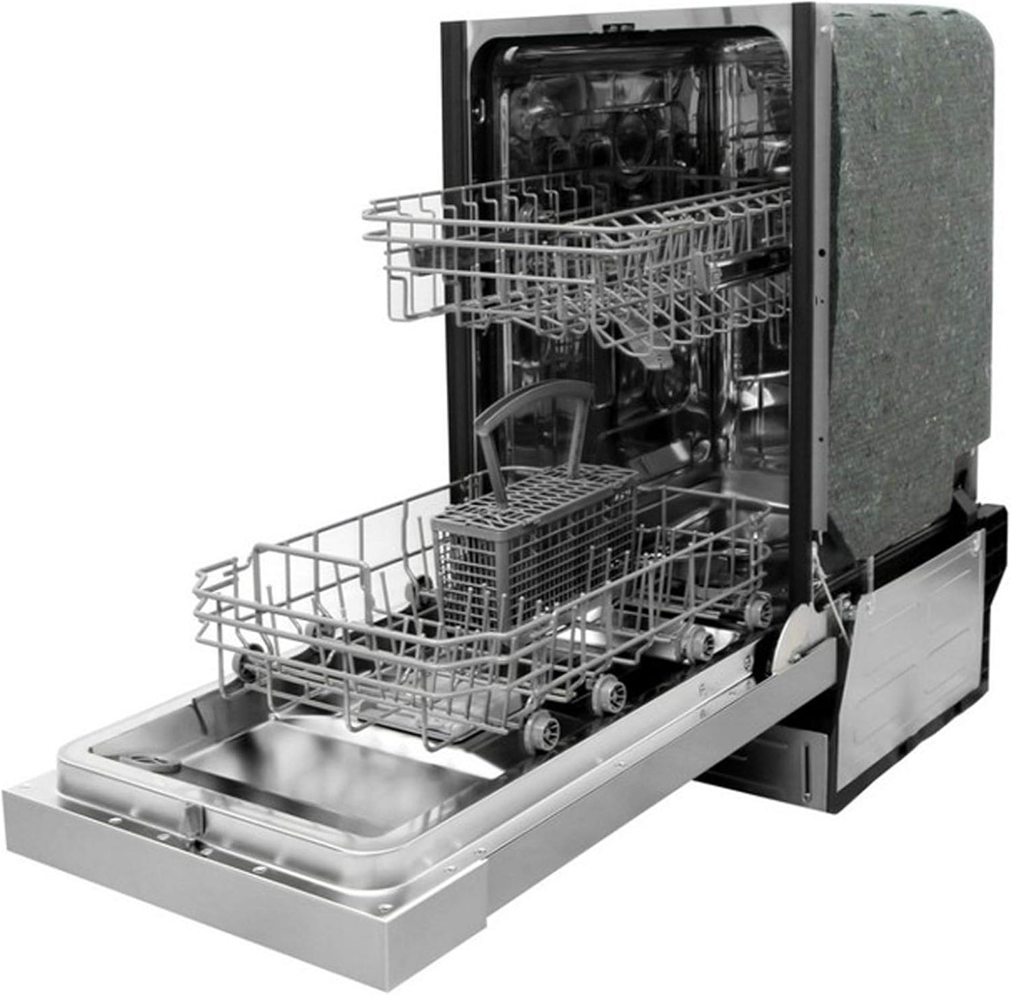 SPT SD-9254SSA 18″ Wide Built-In Stainless Steel Dishwasher w/Heated Drying, ENERGY STAR, 6 Wash Programs, 8 Place Settings and Stainless Steel Tub