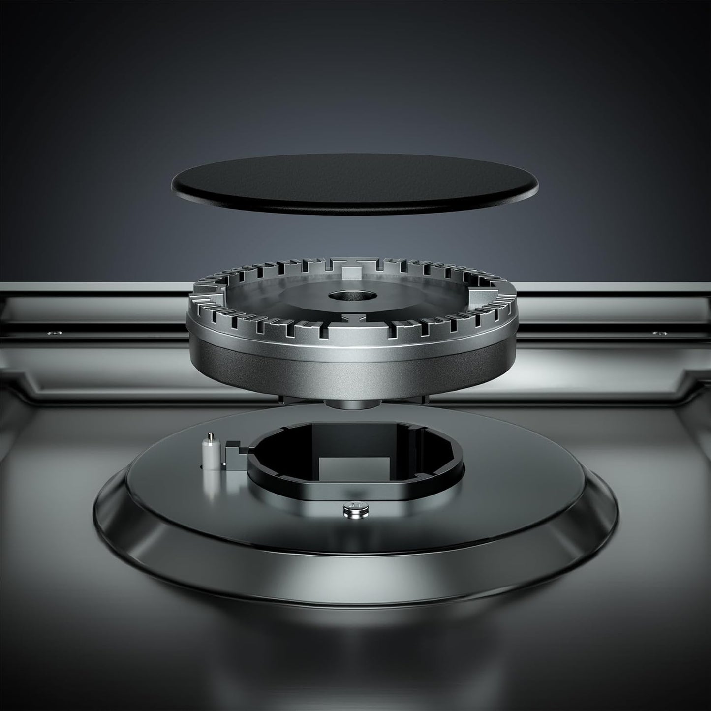 Empava 36 in. Gas Stove Cooktop 5 Italy Sabaf Sealed Burners NG/LPG Convertible in Stainless Steel, 36in
