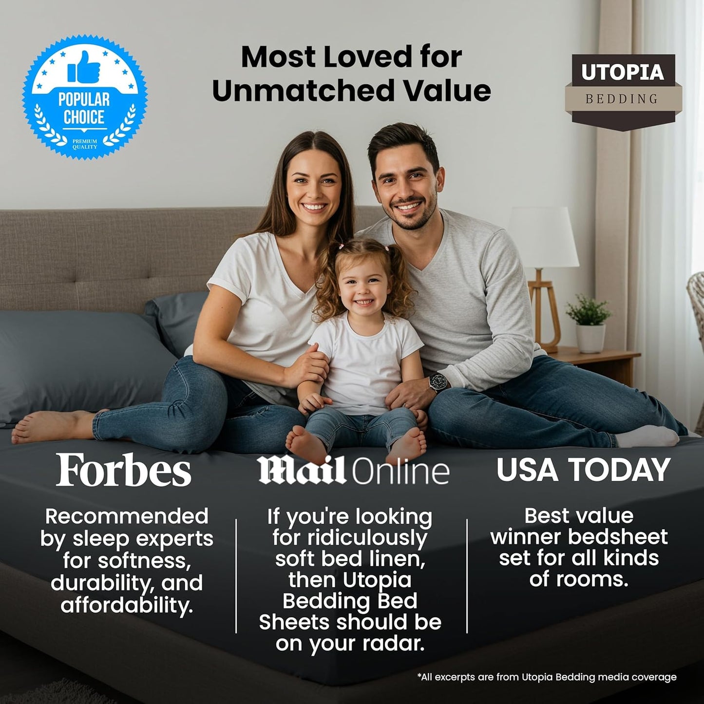 Utopia Bedding King Fitted Sheet - Bottom Sheet - Deep Pocket - Soft Microfiber - Shrinkage and Fade Resistant - Easy Care -1 Fitted Sheet Only (Grey)